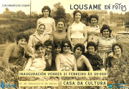O Club de Xubilados de Lousame organiza “Lousame en fotos”, unha exposición con máis de 100 fotografías antigas do municipio